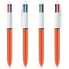 View Image 3 of 3 of BIC® 4 Colours Fine Point Pen with Lanyard