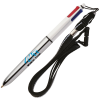 View Image 3 of 6 of BIC® 4 Colours Shine Pen with Lanyard