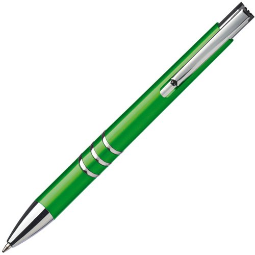 Additional Image 3 - a green pen with silver trim
