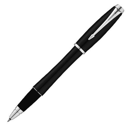 Additional Image 4 - a black pen with a silver tip