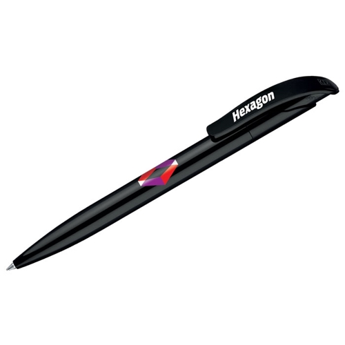 Additional Image 1 - a black pen with a red logo