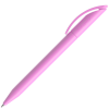 a pink pen on a white background