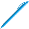 a blue pen on a white background