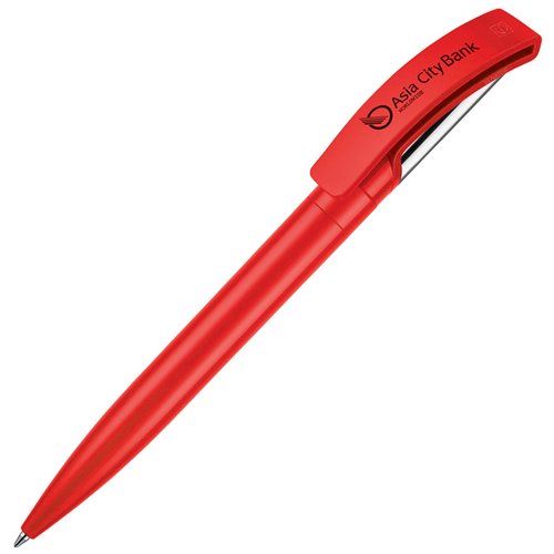 Additional Image 3 - a red pen with a plastic handle