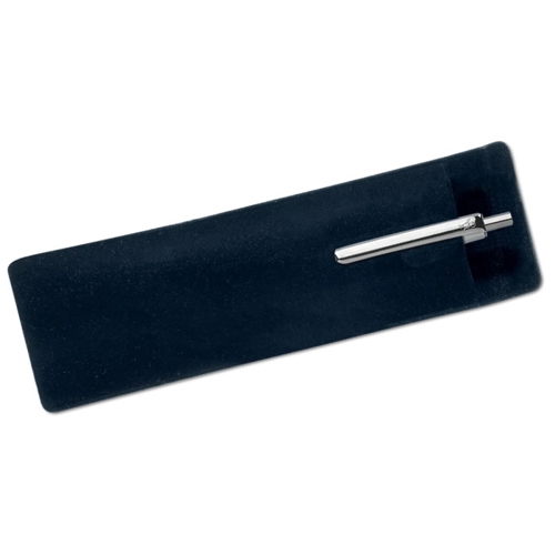 Additional Image 1 - a black rectangular object with a silver pen in it