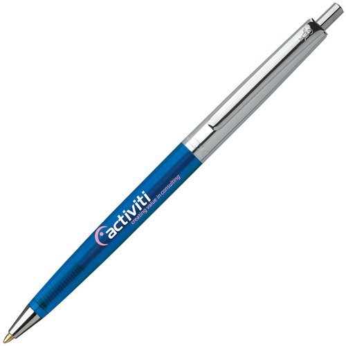 Additional Image 3 - a blue and silver pen