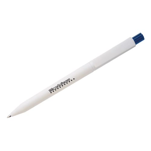 Additional Image 1 - a white pen with a blue cap