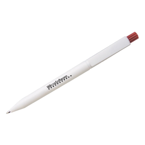 Additional Image 2 - a white pen with a red cap