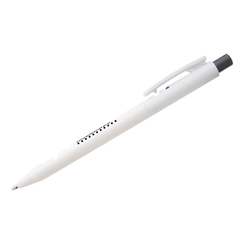 Additional Image 3 - a white pen with black cap