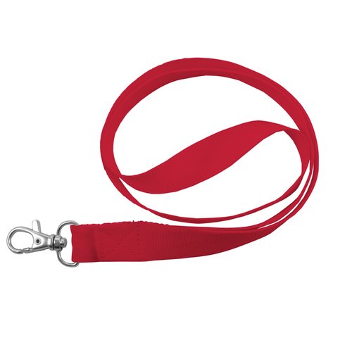 Additional Image 7 - a red lanyard with a metal hook