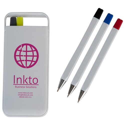 Additional Image 3 - a white box with three pens