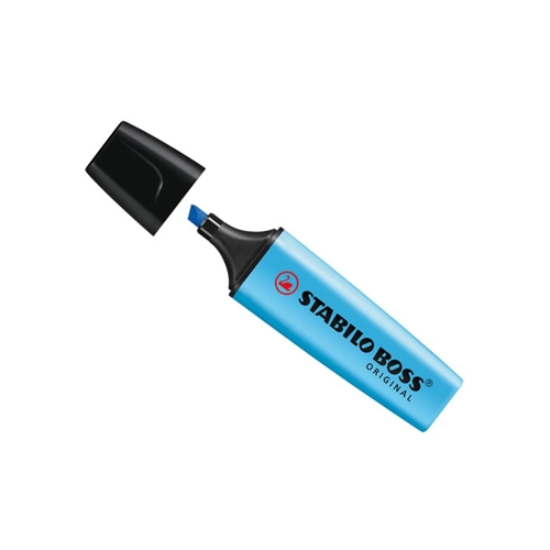 Additional Image 3 - a blue highlighter with a black cap