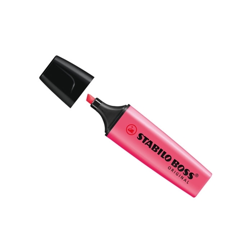 Additional Image 4 - a pink highlighter with black cap