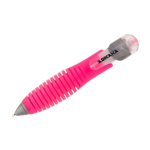 Additional Image 2 - a pink pen with a round ball point