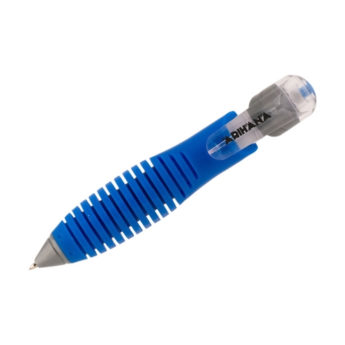 Additional Image 3 - a blue pen with a white cap