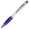 View Image 2 of 3 of Curvy Stylus Pen - White - Printed
