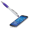 View Image 3 of 3 of Curvy Stylus Pen - White - Printed