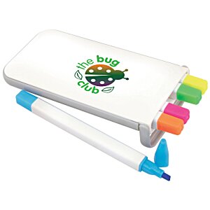Additional Image 1 - a white marker pen with colorful pens