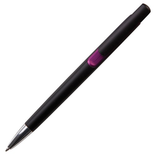 Additional Image 1 - a black pen with a purple handle