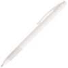 a white pen on a white background