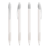 a row of white pencils