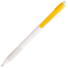 a white and yellow pen