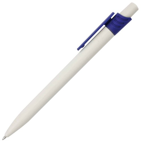 Additional Image 1 - a white pen with blue cap