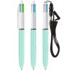 View Image 5 of 6 of BIC® 4 Colours Fashion Inks Pen with Lanyard