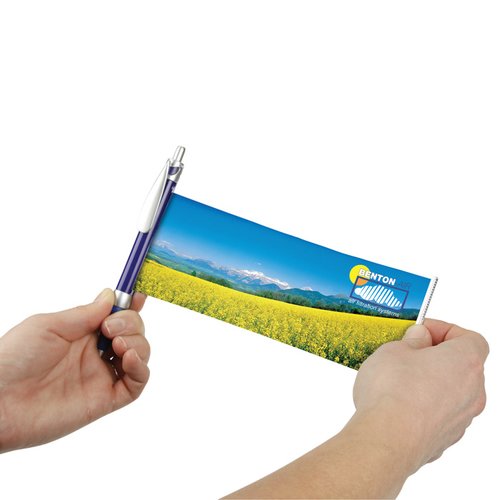 Additional Image 4 - a person holding a blue and yellow tube