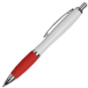 View Image 2 of 3 of DISC Curvy Metal Pen - White