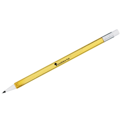 Additional Image 4 - a yellow pencil with a black tip