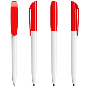 Additional Image 1 - a group of red and white pens