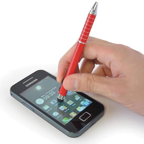 Additional Image 1 - a hand holding a pen on a cell phone