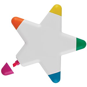 Additional Image 1 - a white star with multicolored tip