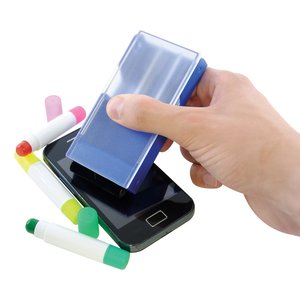 Additional Image 2 - a hand holding a blue eraser