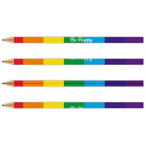 Additional Image 1 - a row of colored pencils