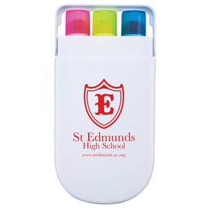 Additional Image 2 - a white eraser with a red and blue logo
