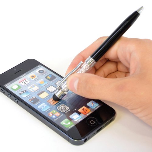 Additional Image 2 - a hand holding a pen on a cell phone