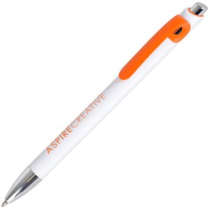Additional Image 4 - a white and orange pen