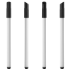 a group of black and white pens