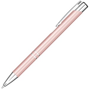 Additional Image 3 - a pink pen with clear cap