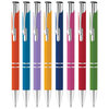 a group of pens in different colors