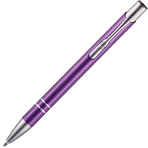 Additional Image 2 - a purple pen with silver cap