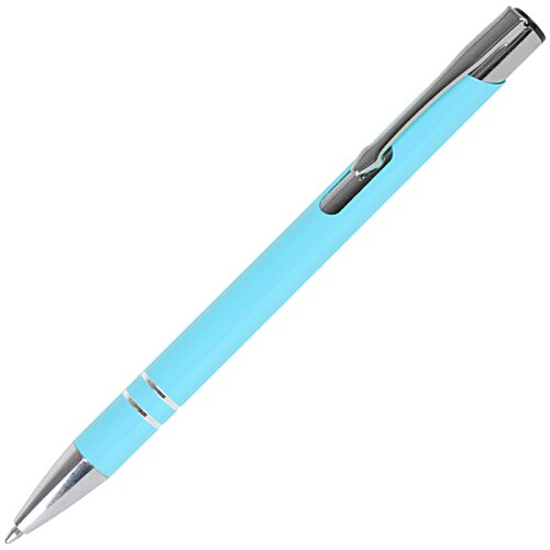 Additional Image 2 - a blue pen with silver cap