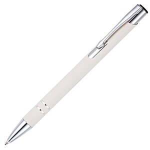 Additional Image 3 - a white pen with silver cap