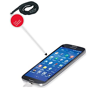 Additional Image 6 - a cell phone with a red and black stick attached to it