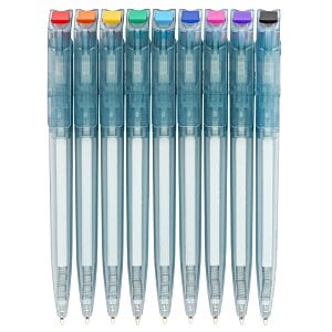 Additional Image 1 - a group of pens in a row