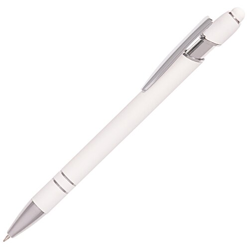 Additional Image 3 - a white pen with a silver cap