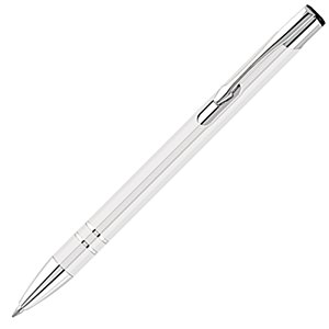 Additional Image 3 - a white pen with a silver cap
