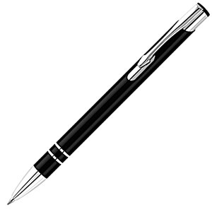 Additional Image 5 - a black and silver pen
